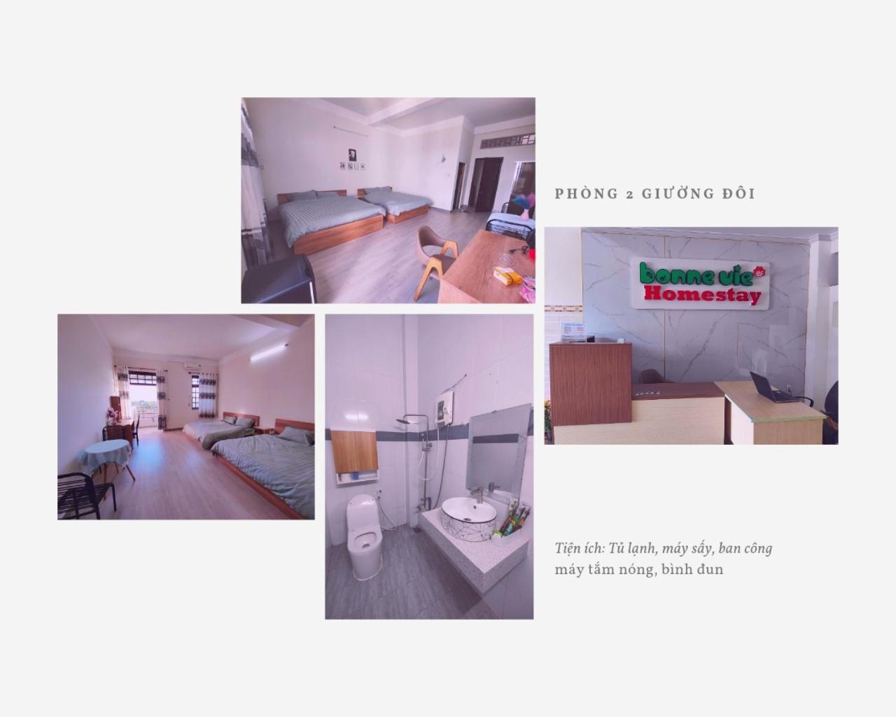 Nha Nghi Bonne Vie' Homestay 껀터 객실 사진
